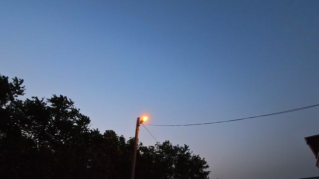 Небо после заката, лето