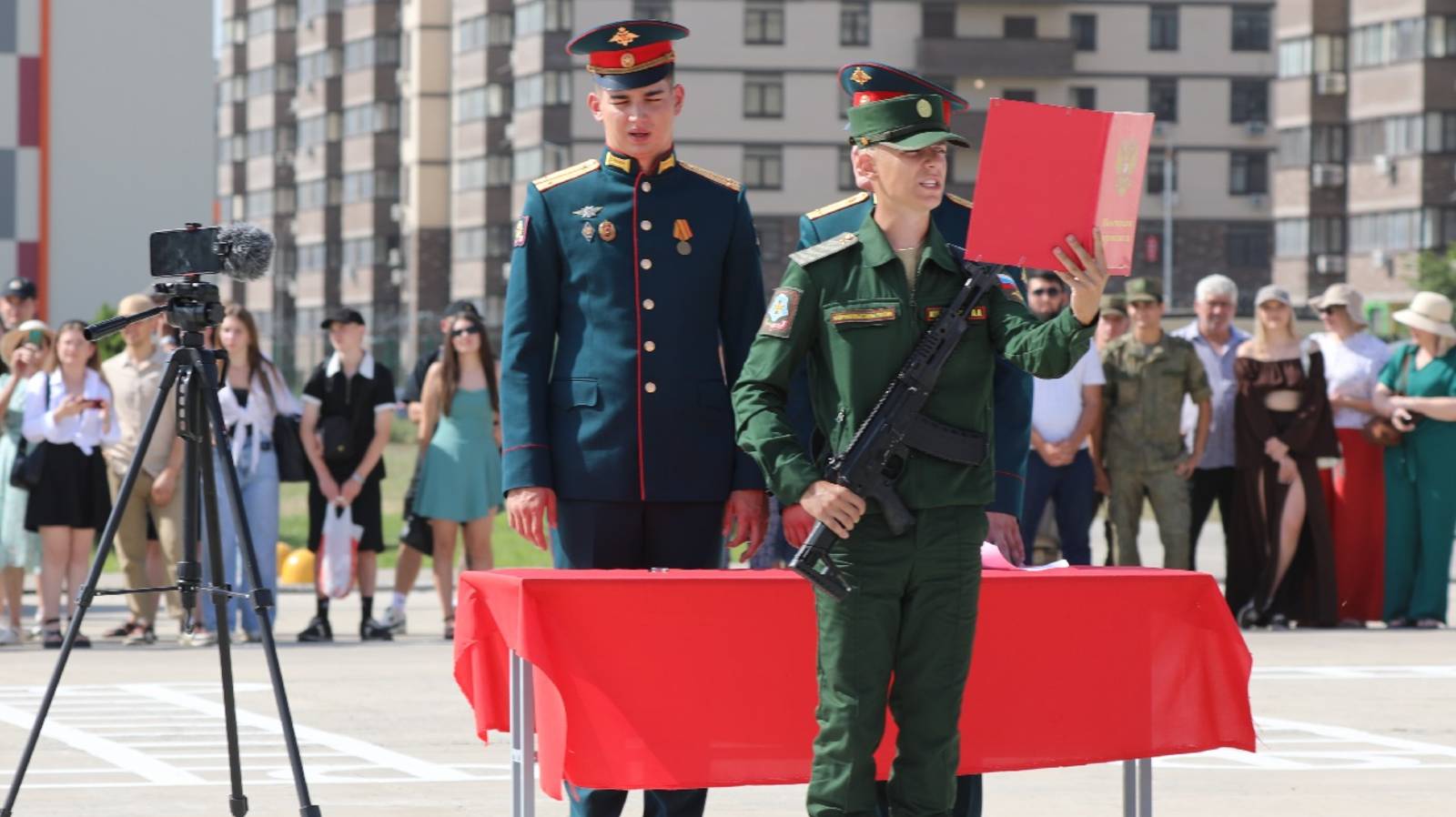 Военная присяга молодого пополнения военнослужащих срочников 2025 года Ростов-на-Дону