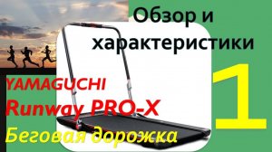 Беговая дорожка YAMAGUCHI Ranway PRO-X. Часть - 1. Обзор и технические характеристики.