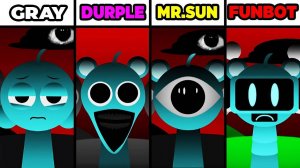 INCREDIBOX SPRUNKI🎨 | GRAY vs DURPLE vs SUN vs FUNBOT! 🌈 ЦВЕТНОЙ КОШМАР! #сезонконтентаRUTUBE