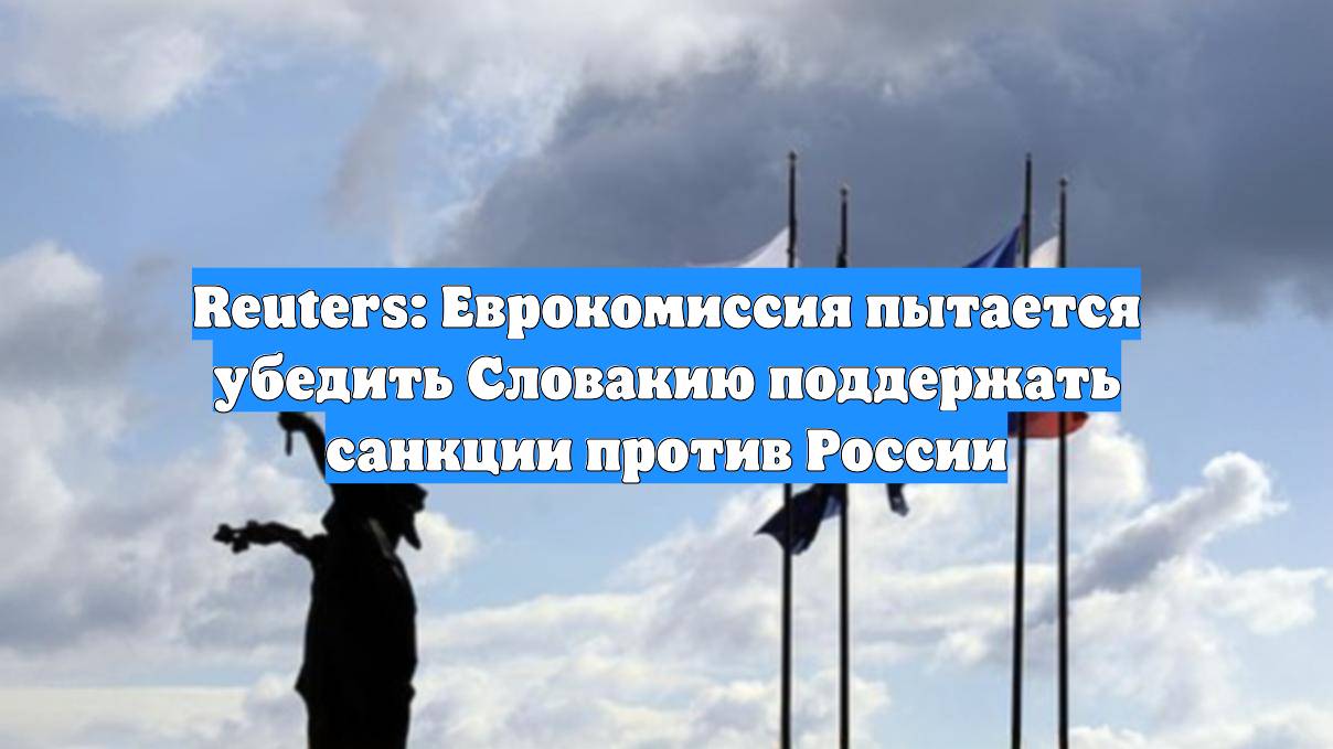 Reuters: Еврокомиссия пытается убедить Словакию поддержать санкции против России