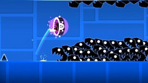 создал свои 3 уровня в Geometry Dash: my 1 level, my 1 level part 2 и my 1 level part 3 D(DEMON)