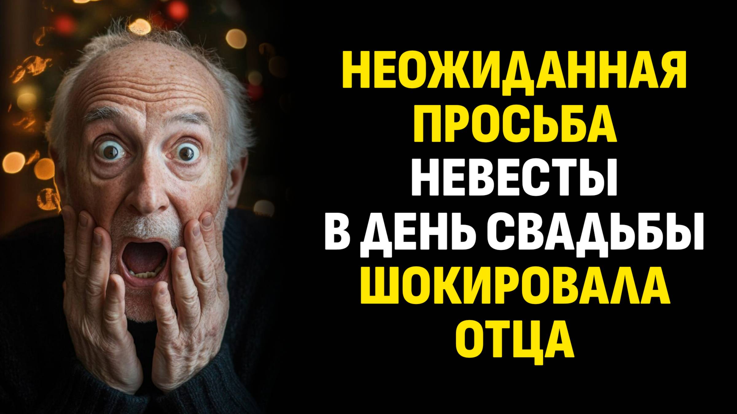 Жизненные истории. Неожиданная просьба невесты в день свадьбы шокировала отца. Слушать аудиорассказ