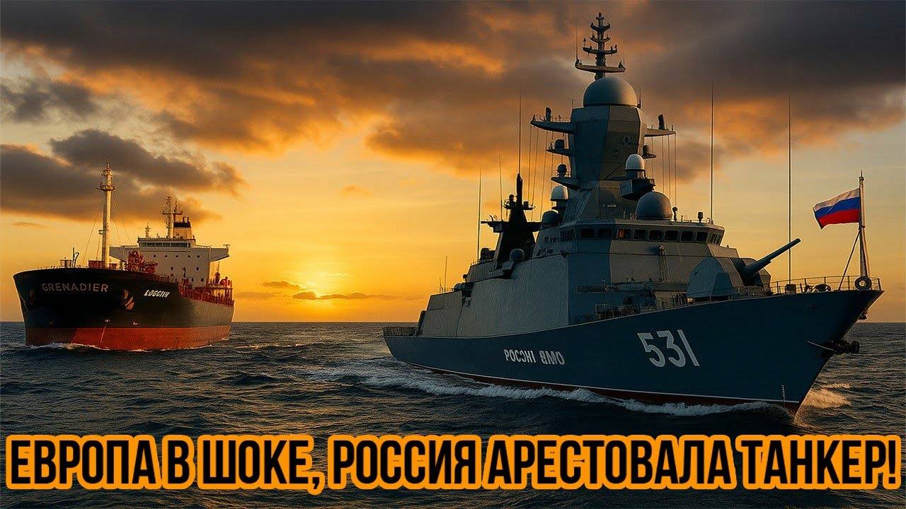 РОССИЯ ЗАБЛОКИРОВАЛА БАЛТИКУ! Европа в ШОКЕ, танкер арестовали!