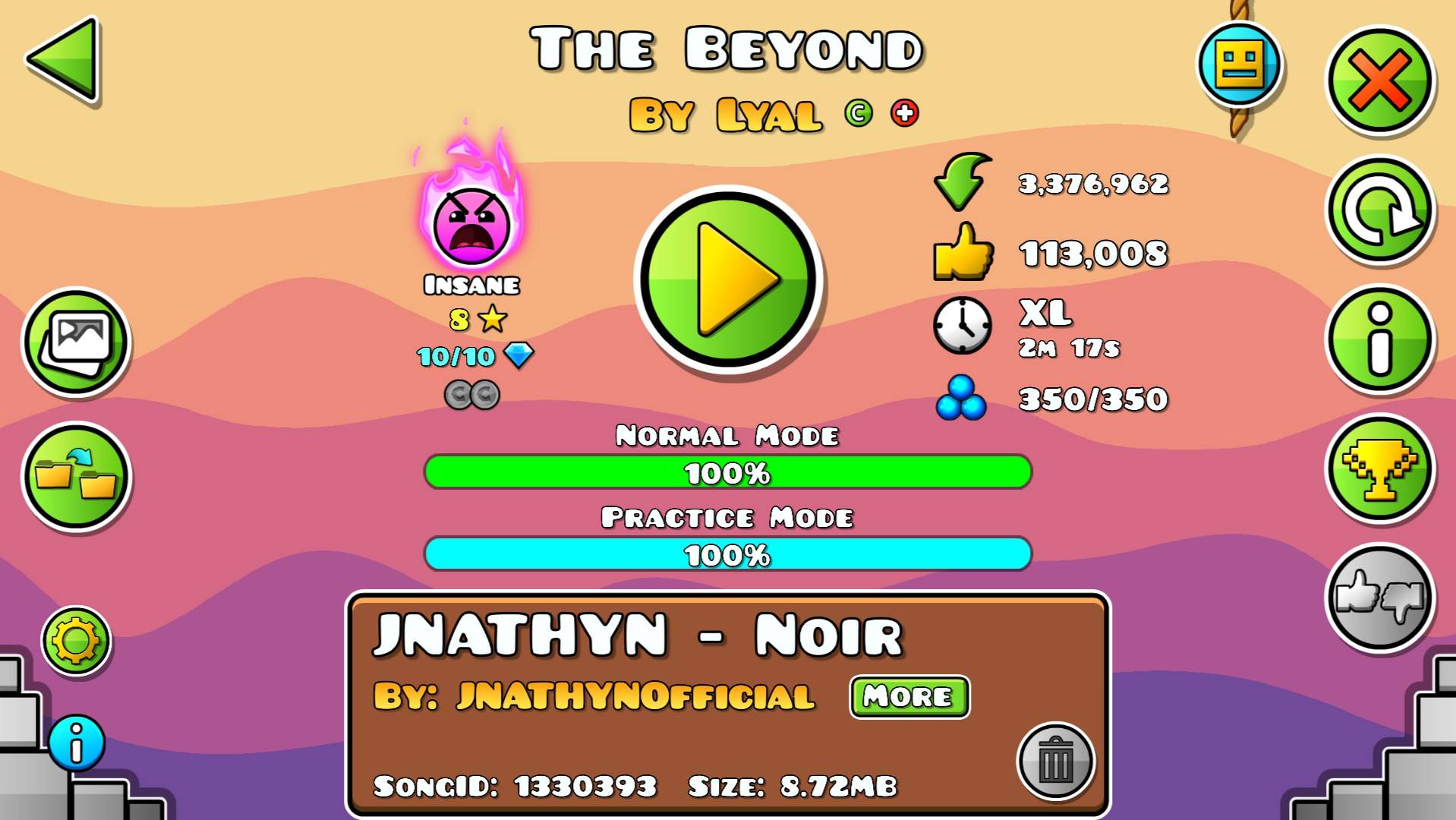 ЭТО САМЫЙ ИНТЕРЕСНЫЙ КОСМИЧЕСКИЙ УРОВЕНЬ В GEOMETRY DASH!!!!