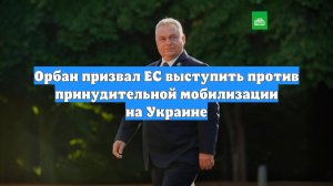 Орбан призвал ЕС выступить против принудительной мобилизации на Украине