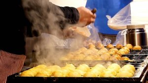 Синчон Чедже Такояки – корейская уличная еда