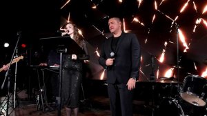 Владимир Курский и Алина - ГЕРОИ РОССИИ. Праздничный концерт 23 февраля. Ресторан Боярский. Москва