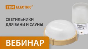 Светильники для бани и сауны ТМ TDM ELECTRIC