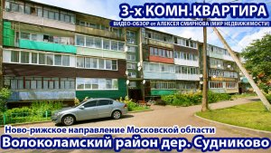 Трёхкомнатная квартира в д. Судниково Волоколамского района МО