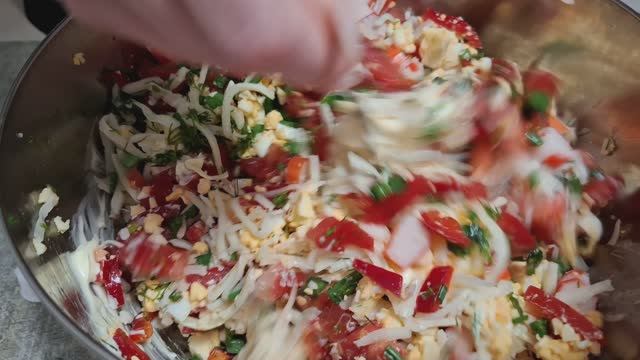 Салат Красное  море#салат