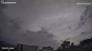 Сегодняшнее небо перед штормом в Пятигорске