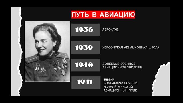 Летчица из отряда «ночных ведьм»  Надежда Попова. Герои Крыма и Донбасса