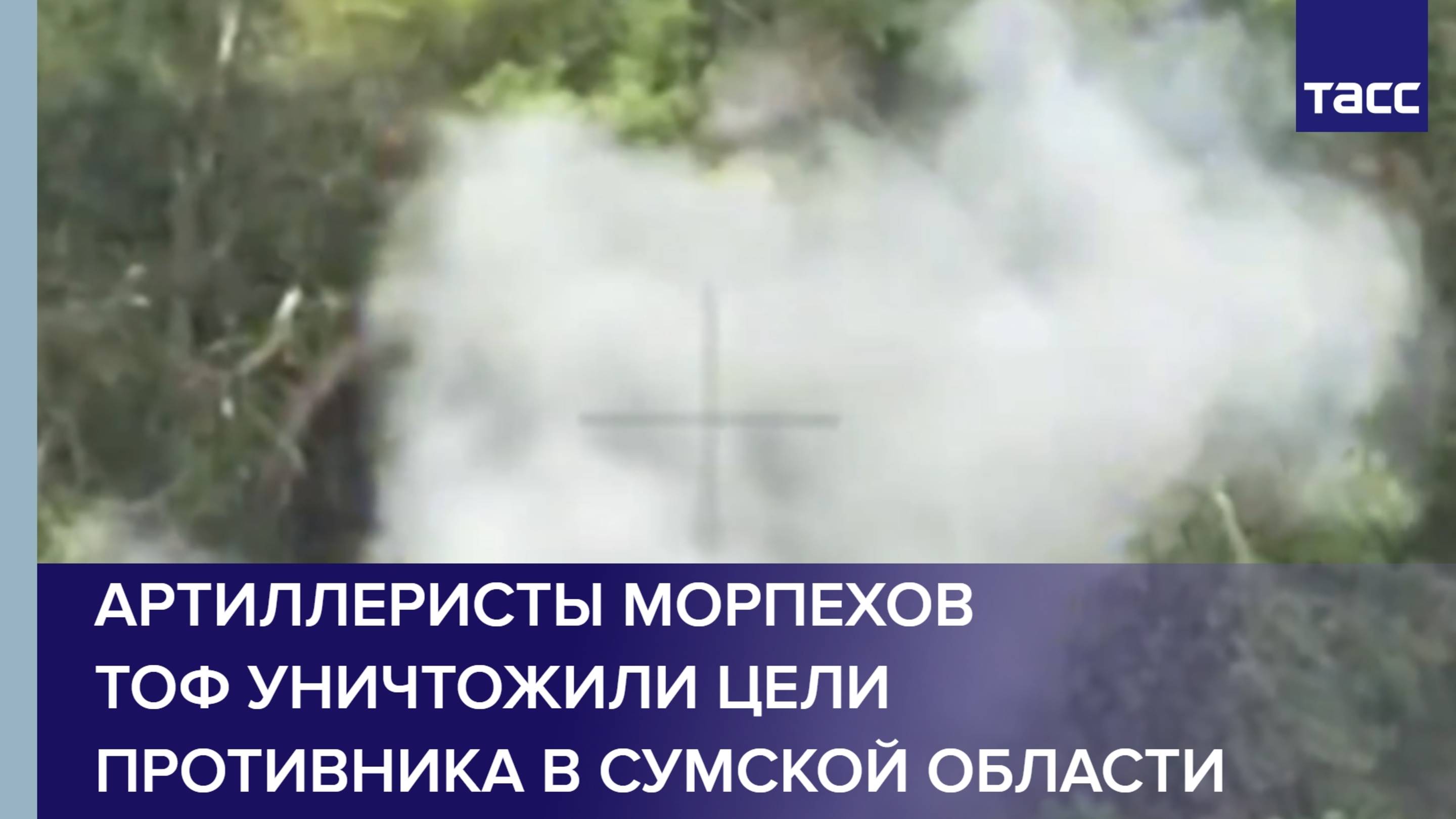 Артиллеристы морпехов ТОФ уничтожили цели противника в Сумской области