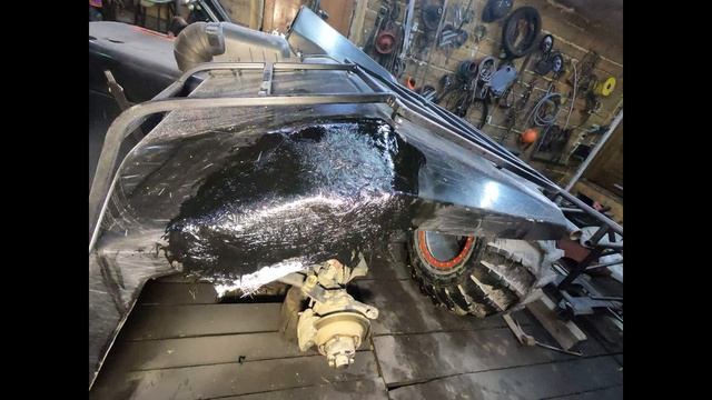 Коротко о починке пластика на своем самодельном квадроцикле смотреть онлайн