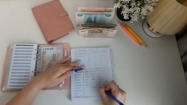 #9 РАСПРЕДЕЛЕНИЕ ПО СИСТЕМЕ КОНВЕРТОВ 19 400 февраль. ЗАРАБОТНАЯ ПЛАТА МУЖА. ОСТАЛОСЬ МАЛО ДЕНЕГ