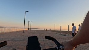 Тольятти. Новая велодорожка и новая набережная вечером