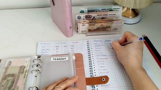 #6 РАСПРЕДЕЛЕНИЕ ДЕНЕГ январь 11 800 . РАВАНС МУЖА. СИСТЕМА КОНВЕРТОВ. _ Жизнь после хрущевки _