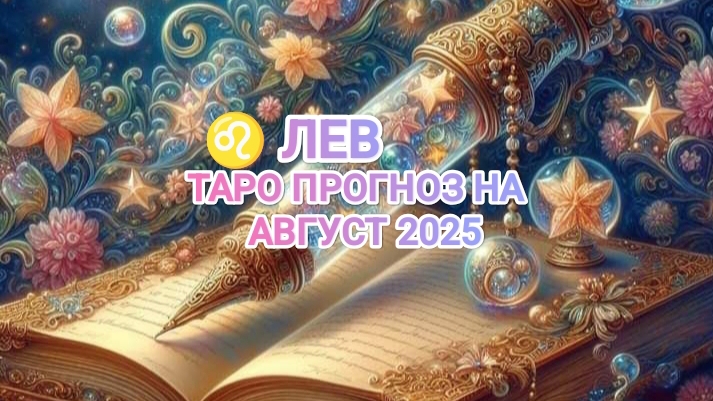 ♌ ЛЕВ 🍀 ТАРО ПРОГНОЗ НА АВГУСТ 2025