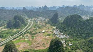 Китай. Круиз Гуйлинь-Яншо, Окрестности Яншо.