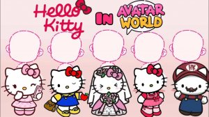 Как сделать Hello Kitty в Avatar World 🎀