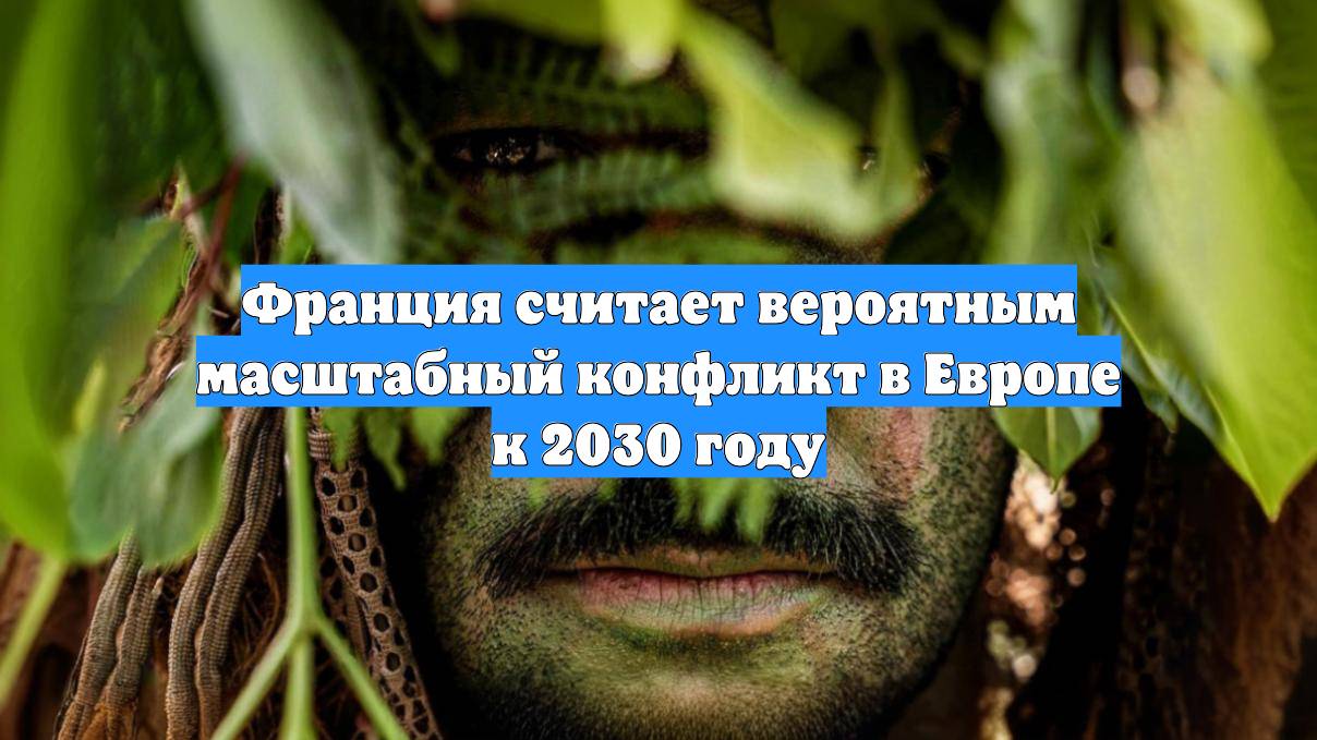 Франция считает вероятным масштабный конфликт в Европе к 2030 году