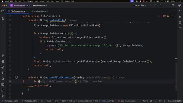 12 -Implement the file service