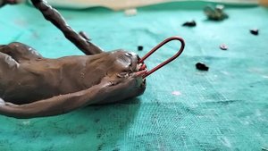 леплю оленя из игры 99 ночей в лесу