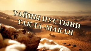 Тайны пустыни Такла–Макан.