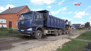 На ул. Сызранская ремонтируют дорогу