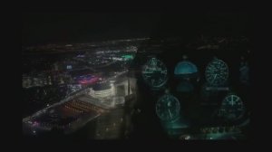 Полет над ночной Москвой