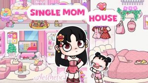 💗 КВАРТИРА ОДИНОКОЙ МАМЫ В РОЗОВЫХ ТОНАХ | Avatar World | Тур и Постройка