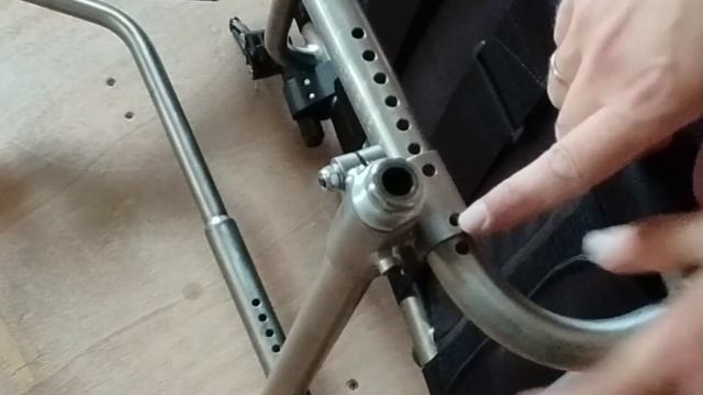 регулировка баланса активной инвалидной коляски Инватитан