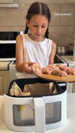 Куриные рулетики в аэрогриле Demiand 🍗🧀 Купить на WB: 254582113