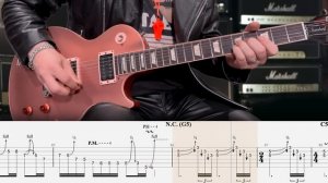 Уроки игры на электрогитаре | Guns N’ Roses - Paradise City - Guitar Tab (Remake) | Lesson