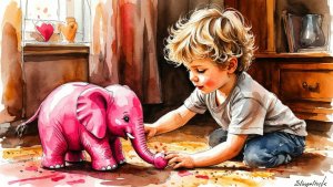 Розовые слоники