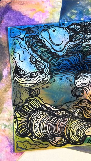 Свободное рисование для всех | Рисование души | Запись эфира от 25.06.25