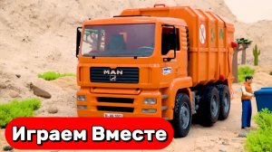 Мультики про машинки для детей ! Играем в грузовые, строительное и гоночные машинки 🚗