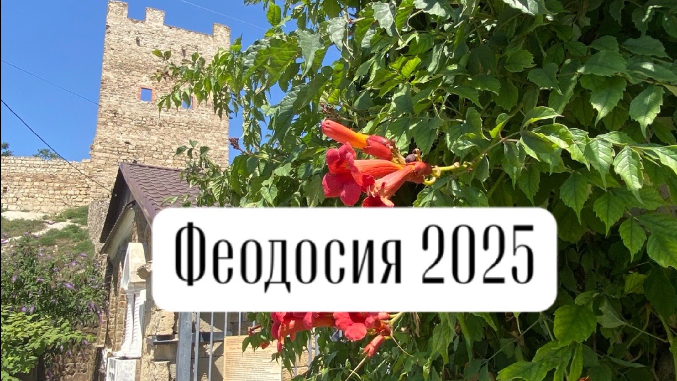 Прогулка по городу Феодосия, Крым. смотреть онлайн