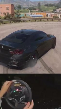 ДРИФТ НА BMW M4 COUPE 2014 В FORZA HORIZON 5 С РУЛЕМ MOZA R3
