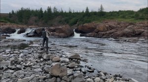 В погоне за крупным Хариусом поймал кучу мелкого.