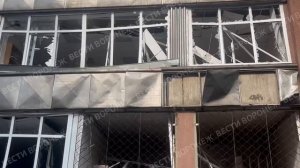 Так выглядит разнесенный беспилотником Дом пионеров в Политехническом переулке.