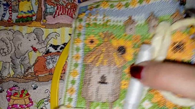 238. Вышивка крестом. Рукодельный влог май-июнь. смотреть онлайн