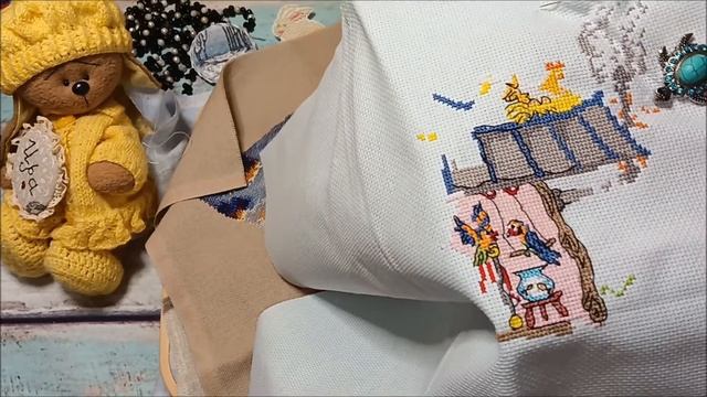 202. Итоги мая-июня, ПОКУПКИ, планы на остаток лета. Покупки Мир вышивки смотреть онлайн