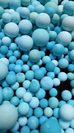 20250714-2 Natural Original Turquoise Bead: Luminous Geological Raindrop