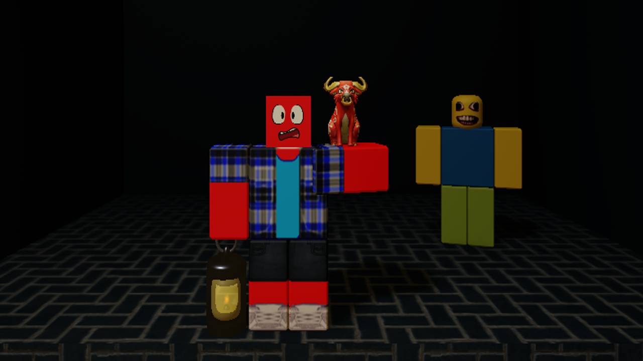 Я создал хоррор плейс в Roblox