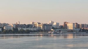 Рассвет в Самаре и обзор по судну