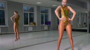 Девушка CHRISTINA в обтягивающей одежде.Стиль.Мода и Красота.SPANDEXTOWN