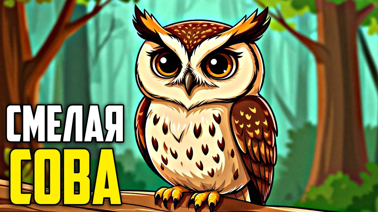 Смелая Сова| Детские приключения | Сказки на ночь для малышей | слушать сказки | аудиосказк смотреть онлайн