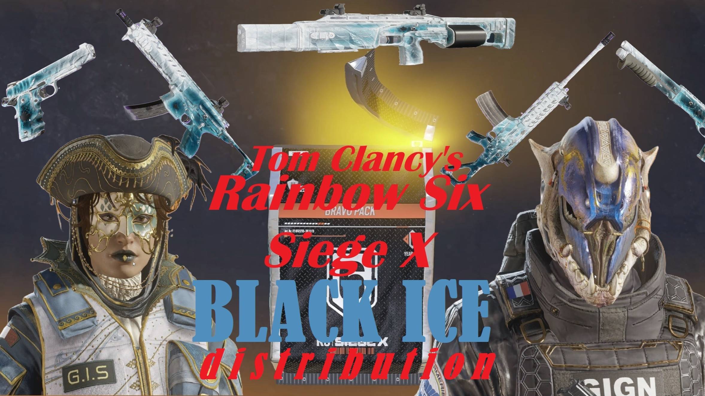 BLACK ICE distribution Tom Clancy's Rainbow Six Siege X